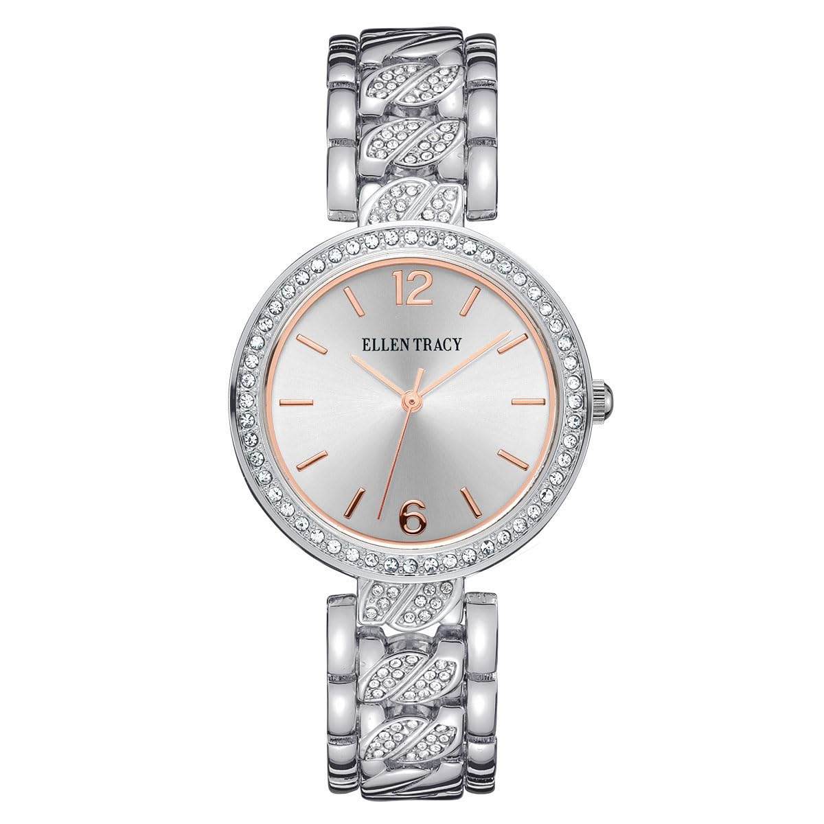 Ellen Tracy Women's 33mm Quartz Bracelet Watch Metal Alloy Link