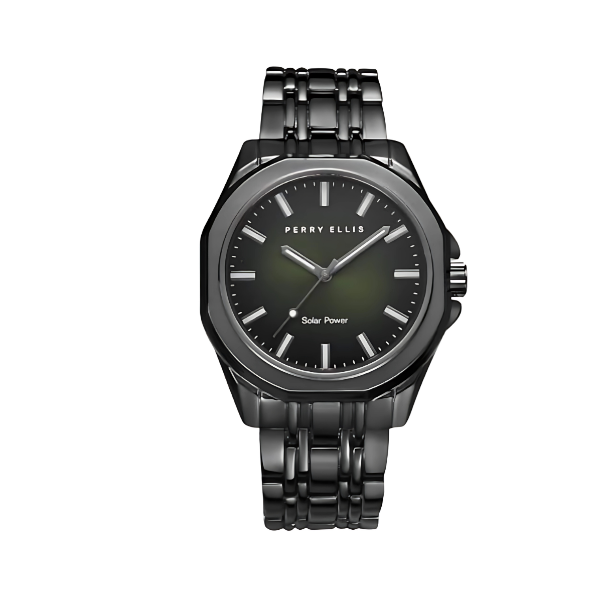 Perry Ellis Solar Powered Mens Watch | Round | 42 MM