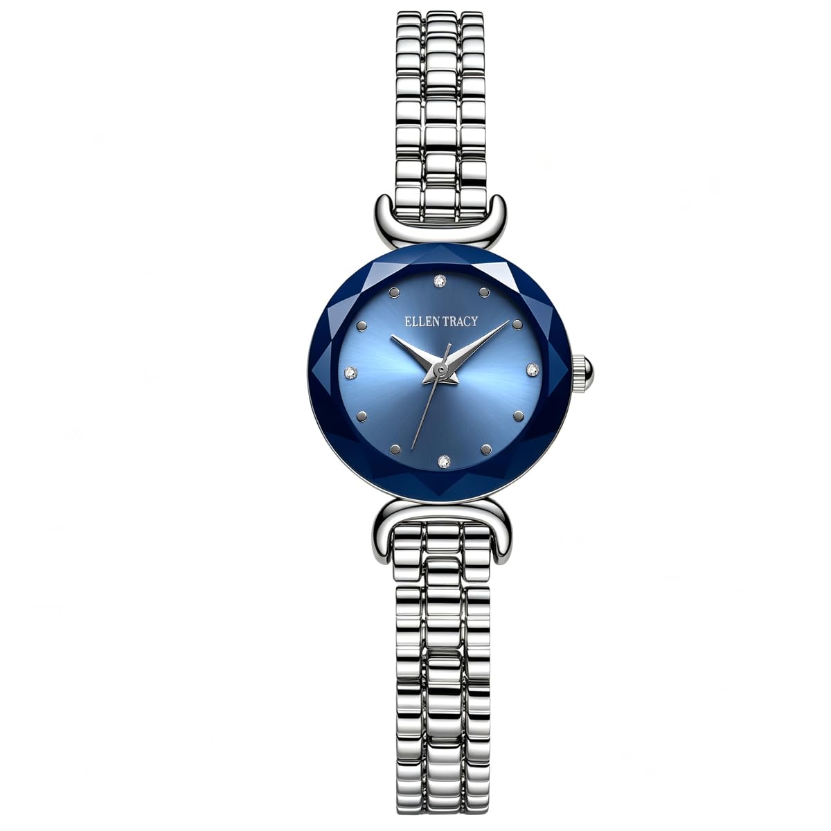Ellen Tracy Women's 22mm Analog Quartz Bracelet Watch Metal Link