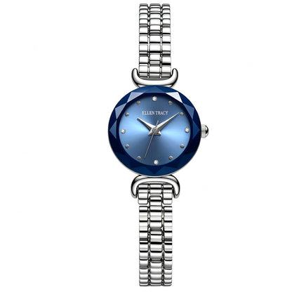 Ellen Tracy Women's 22mm Analog Quartz Bracelet Watch Metal Link