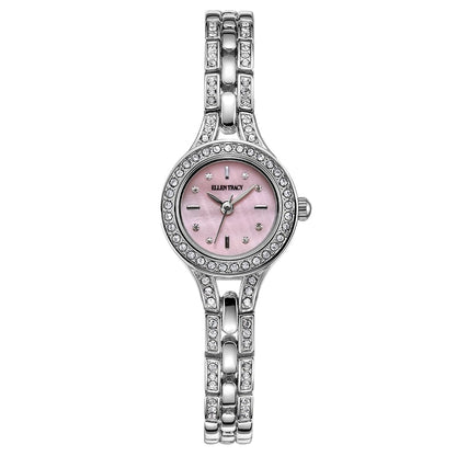 Ellen Tracy Women's 20mm Quartz Bracelet Watch Metal Link Band