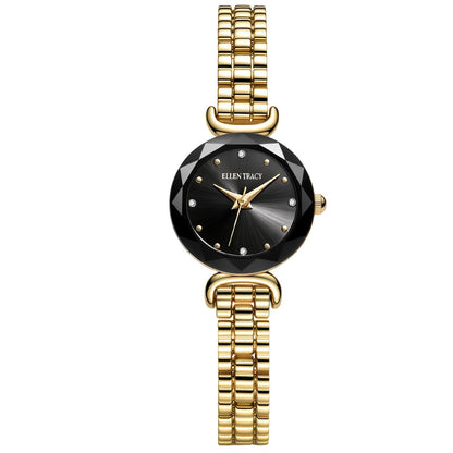 Ellen Tracy Women's 22mm Analog Quartz Bracelet Watch Metal Link