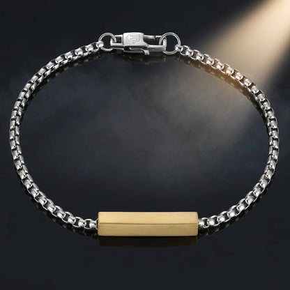 Perry Ellis Men's Hexagonal Bar Bracelet