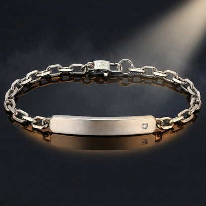 Perry Ellis Men's Lab-Grown Diamond Accent Bracelet