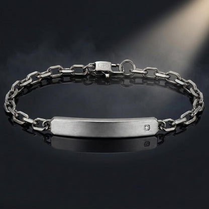 Perry Ellis Men's Lab-Grown Diamond Accent Bracelet
