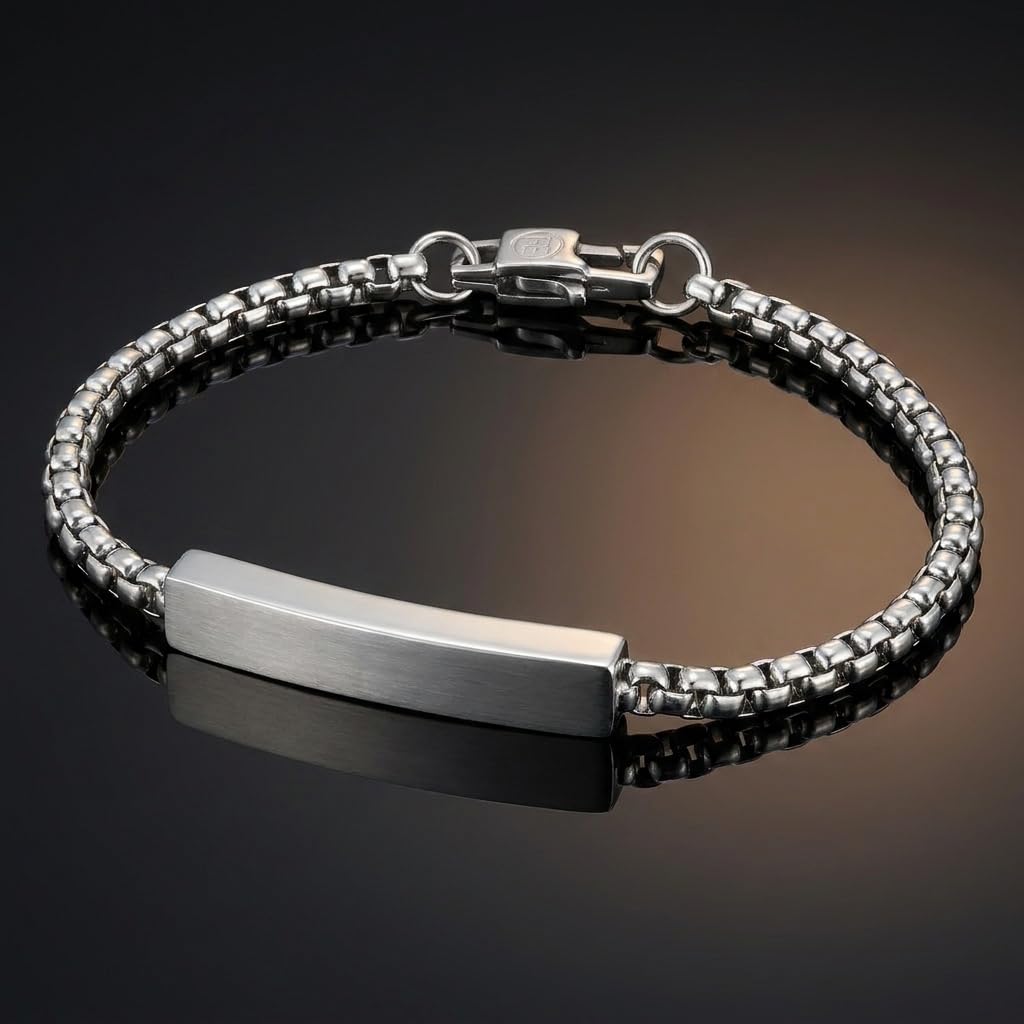 Perry Ellis Men's Hexagonal Bar Bracelet