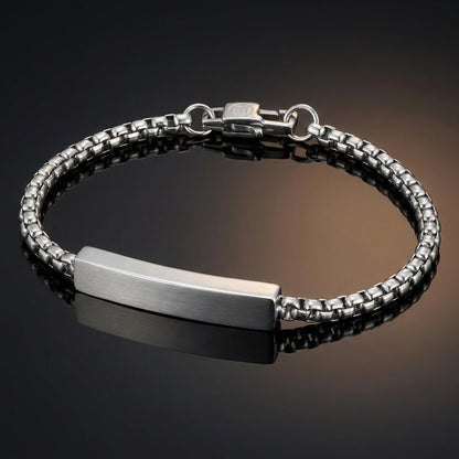 Perry Ellis Men's Hexagonal Bar Bracelet