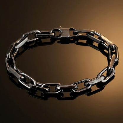 Perry Ellis Men's Paper Clip Chain Bracelet