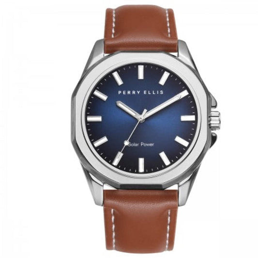 Perry Ellis Solar Powered Mens Watch | Round | 42 MM