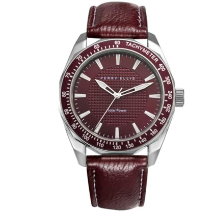 Perry Ellis Solar Powered Mens Watch | Round | 42 MM