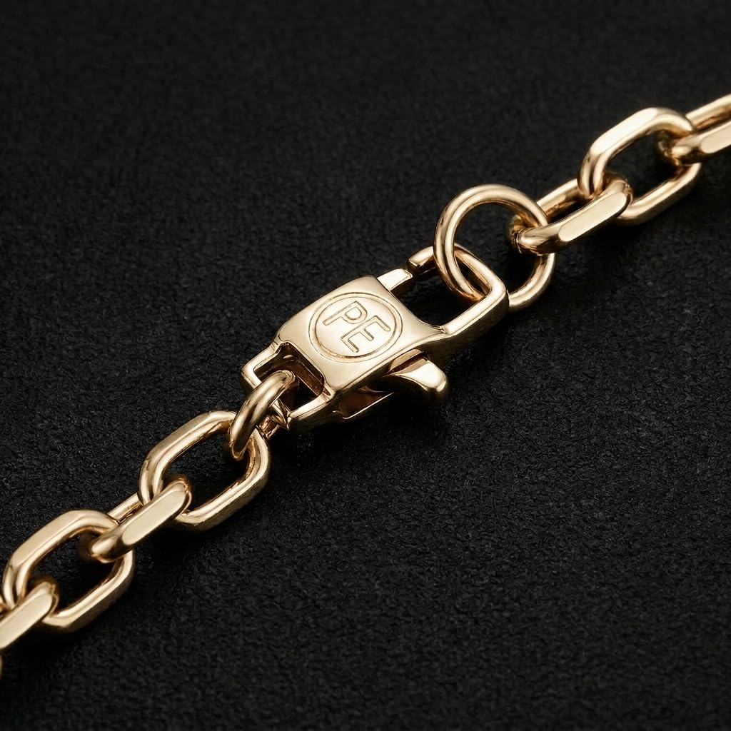 Perry Ellis Men's Paper Clip Chain Bracelet