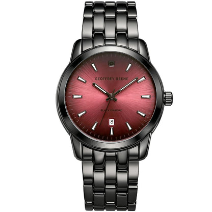 Geoffrey Beene Men's 41mm Date Quartz Bracelet Watch Metal Alloy
