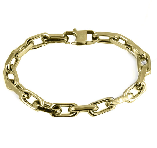 Perry Ellis Men's Paper Clip Chain Bracelet