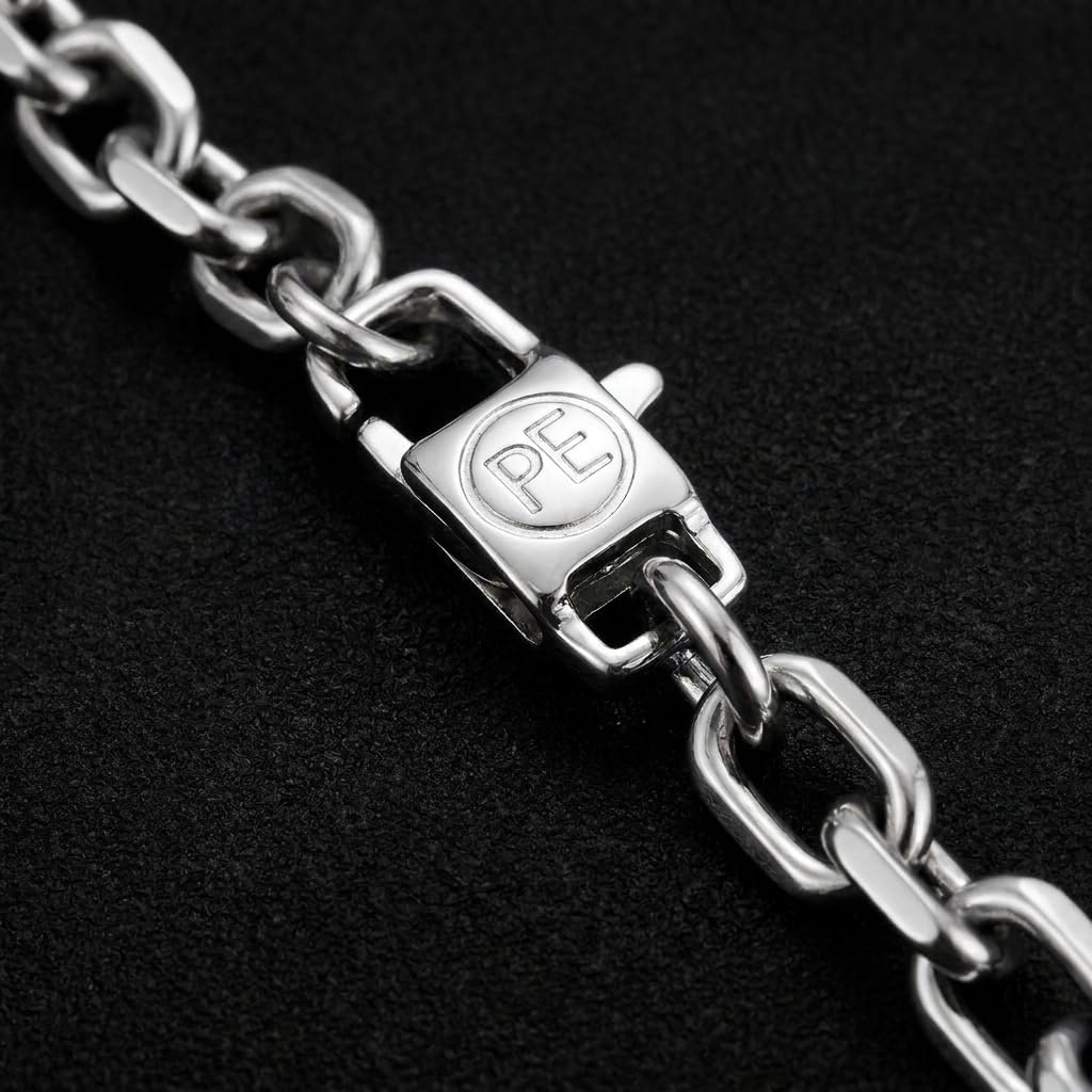 Perry Ellis Men's Paper Clip Chain Bracelet
