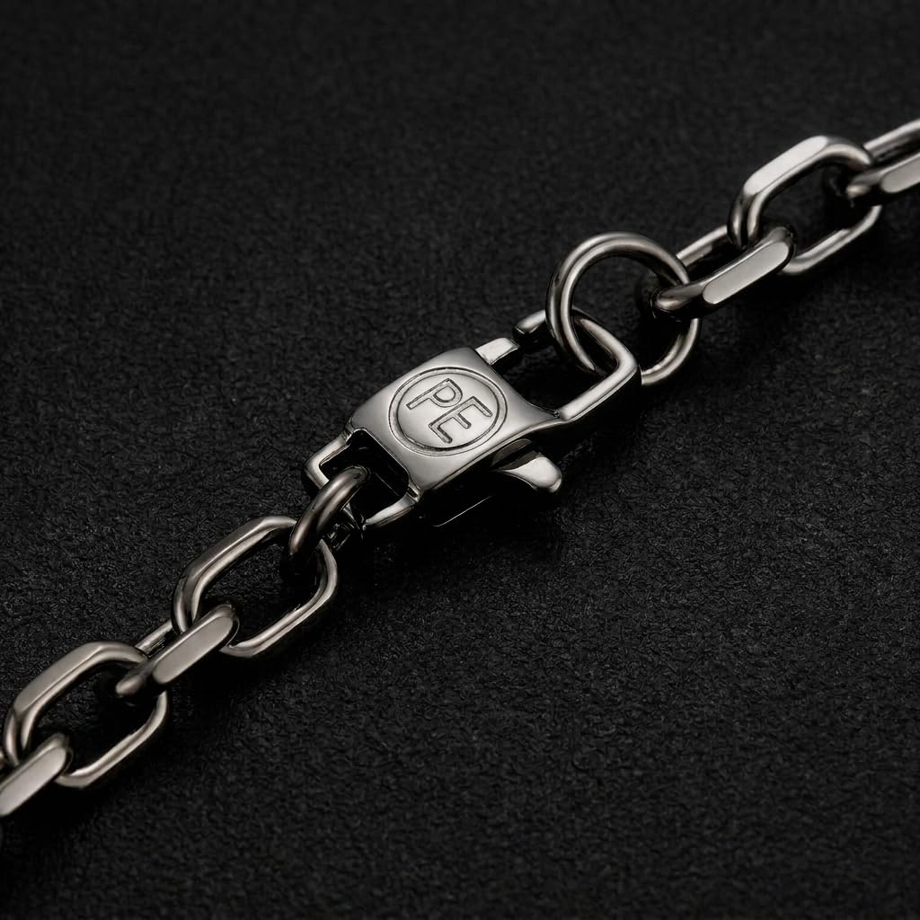 Perry Ellis Men's Chevron-Pattern ID Bracelet