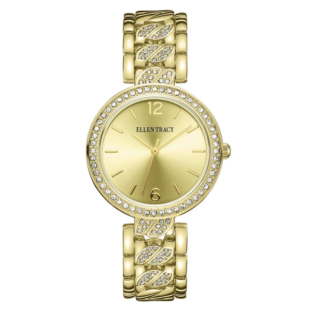 Ellen Tracy Women's 33mm Quartz Bracelet Watch Metal Alloy Link