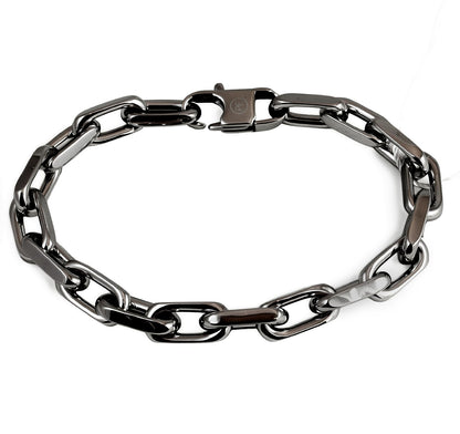 Perry Ellis Men's Paper Clip Chain Bracelet