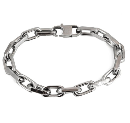 Perry Ellis Men's Paper Clip Chain Bracelet
