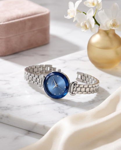 Ellen Tracy Women's 22mm Analog Quartz Bracelet Watch Metal Link