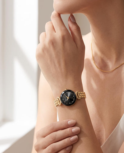 Ellen Tracy Women's 22mm Analog Quartz Bracelet Watch Metal Link