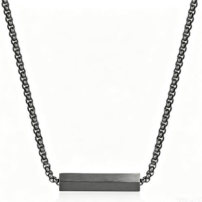 Perry Ellis Men's Hexagonal Bar Pendant Necklace