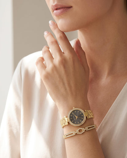 Ellen Tracy Women's 28mm Quartz Bracelet Watch Metal Alloy Link