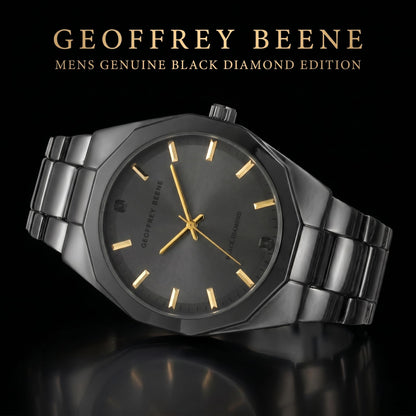 Geoffrey Beene Men's 43mm Analog Quartz Watch Metal Link Bracelet