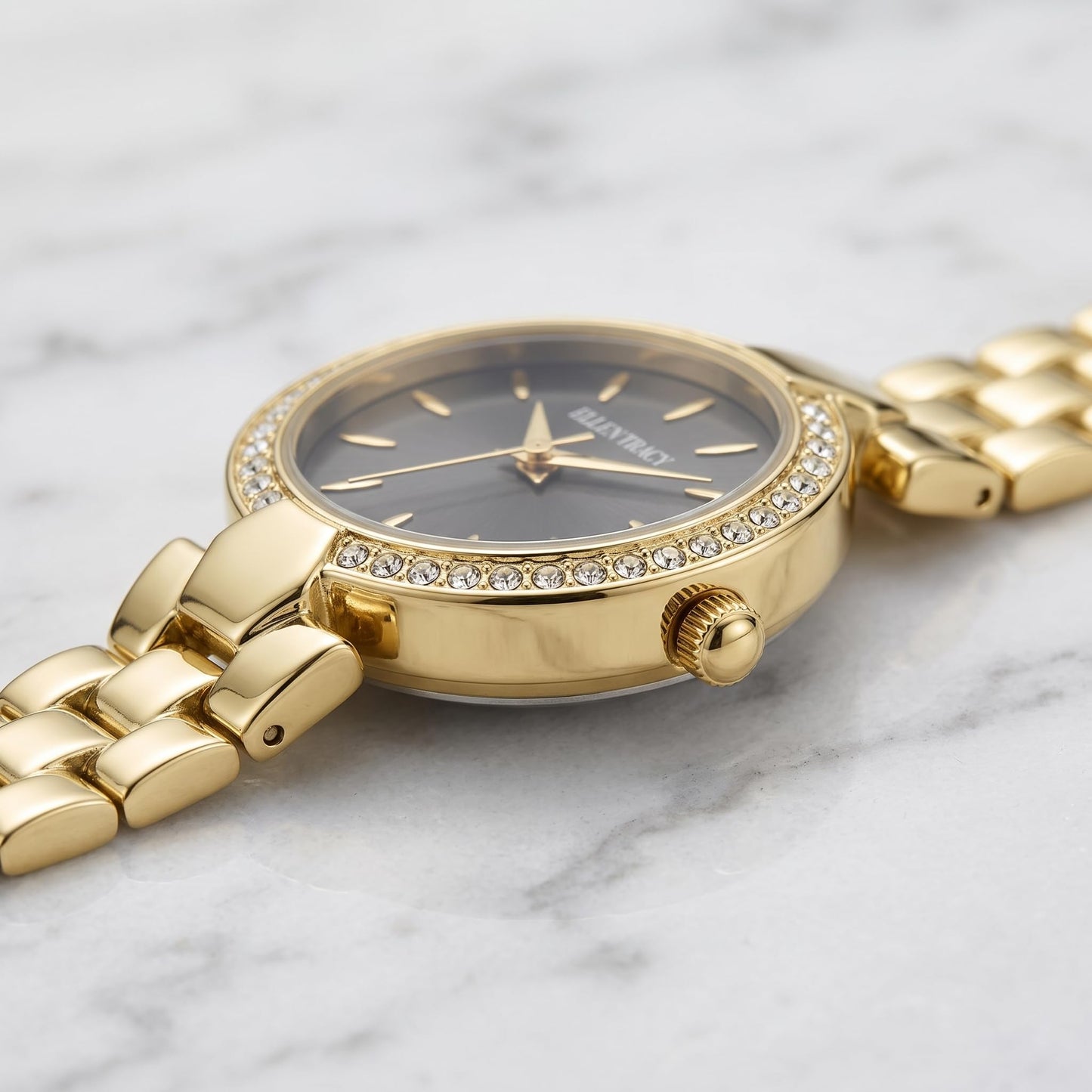 Ellen Tracy Women's 28mm Quartz Bracelet Watch Metal Alloy Link