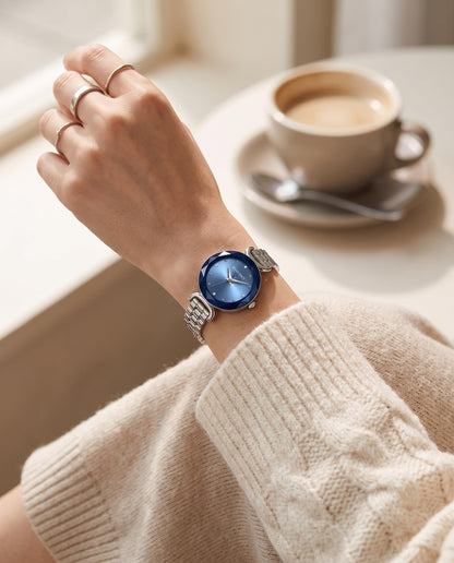 Ellen Tracy Women's 22mm Analog Quartz Bracelet Watch Metal Link