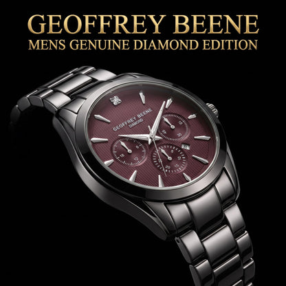Geoffrey Beene Men's 42mm Quartz Watch Metal Alloy Bracelet