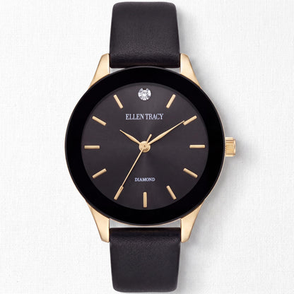 Ellen Tracy Women's 33.5mm Quartz Bracelet Watch Metal Alloy Band