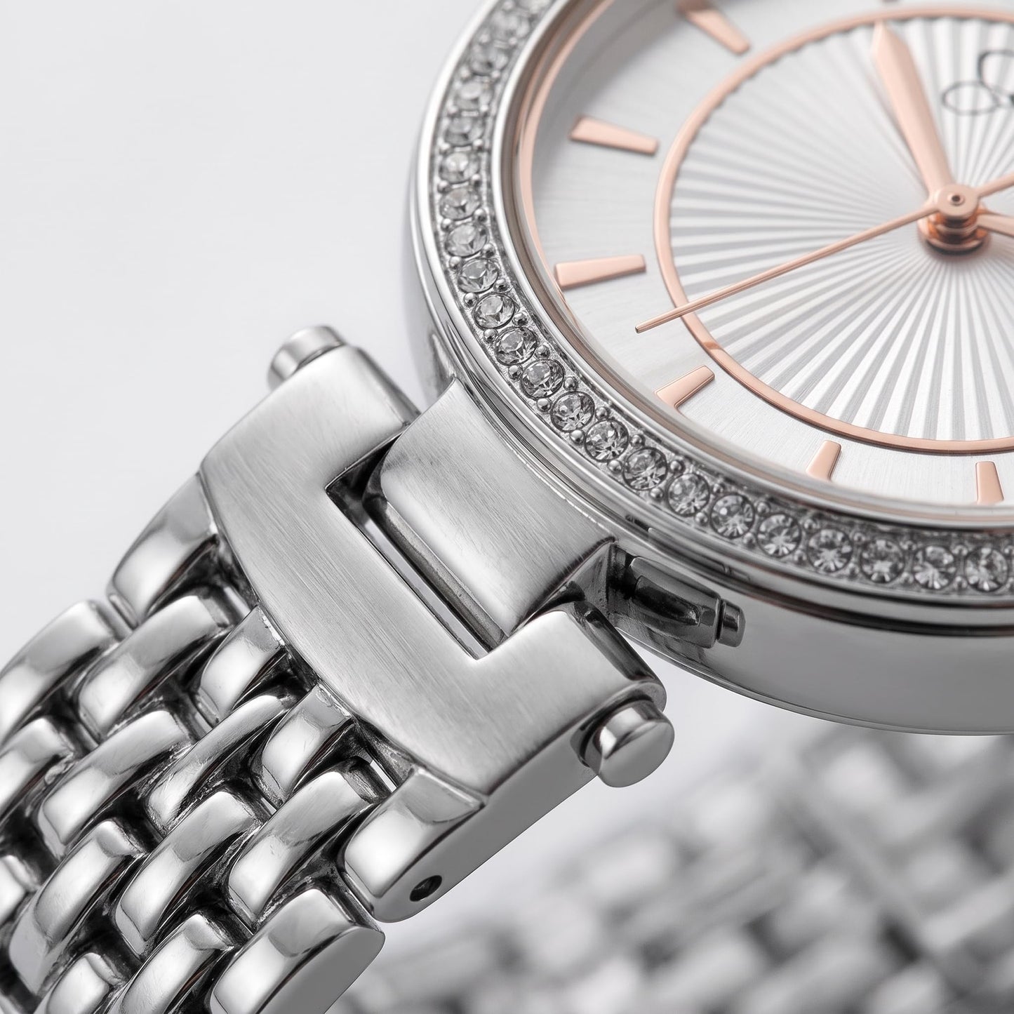 Jessica Simpson Women's 35mm Quartz Bracelet Watch Metal Alloy Link