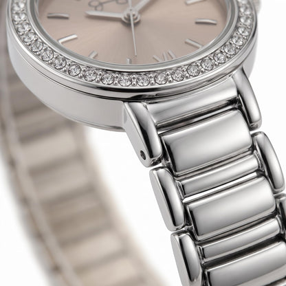 Jessica Simpson Women's 27mm Quartz Bracelet Watch Metal Alloy