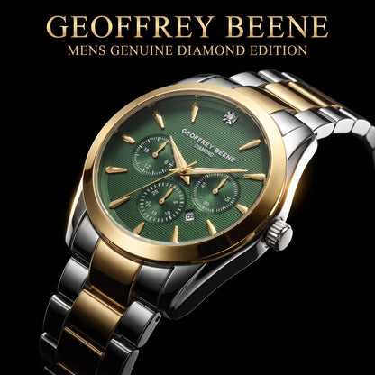 Geoffrey Beene Men's 42mm Quartz Watch Metal Alloy Bracelet