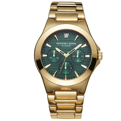 Geoffrey Beene Men's Stainless Steel | Round | 43 MM