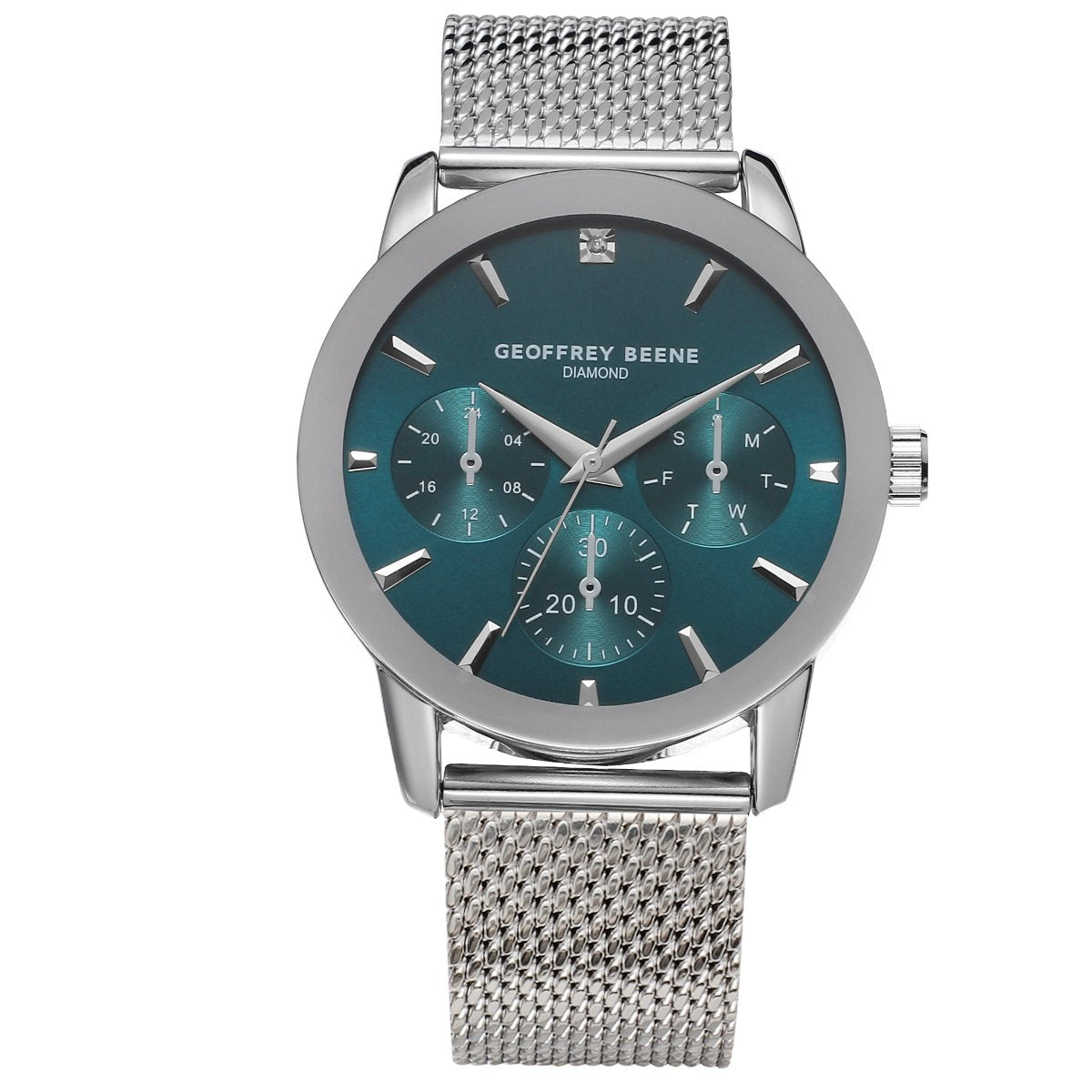 Geoffrey Beene Men's Chronograph Stainless Steel | Round | 42 MM
