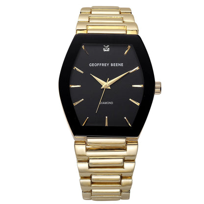 Geoffrey Beene Men's Stainless Steel | Hexagon | 39.5 MM