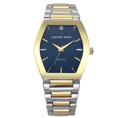Geoffrey Beene Men's Stainless Steel | Hexagon | 39.5 MM