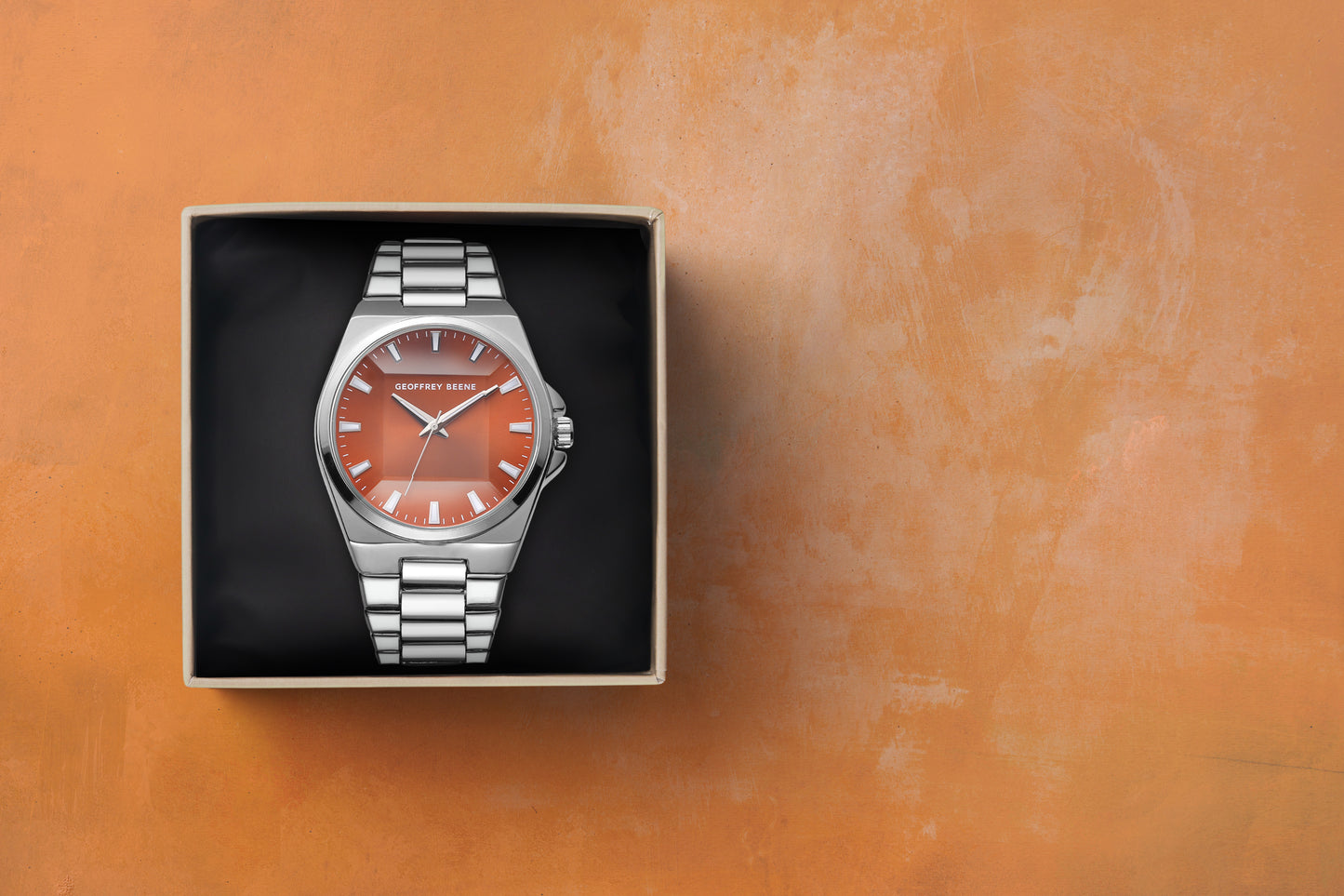 Geoffrey Beene Men's Stainless Steel | Round | 42 MM