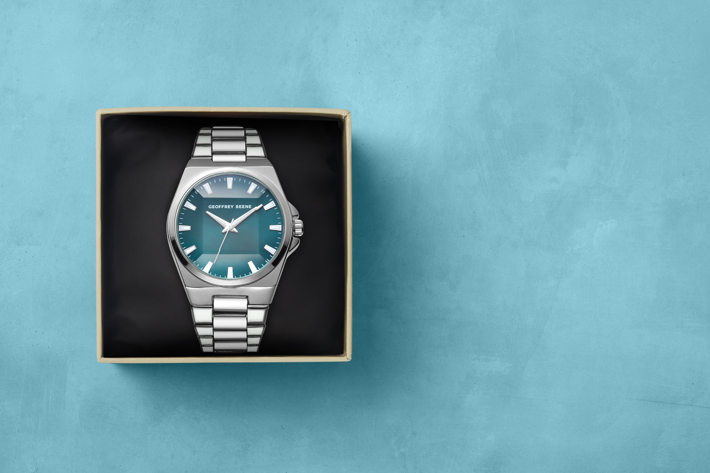 Geoffrey Beene Men's Stainless Steel | Round | 42 MM