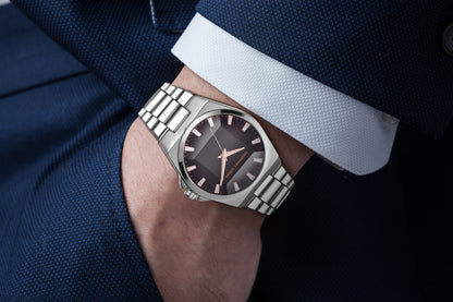 Geoffrey Beene Men's Stainless Steel | Round | 42 MM
