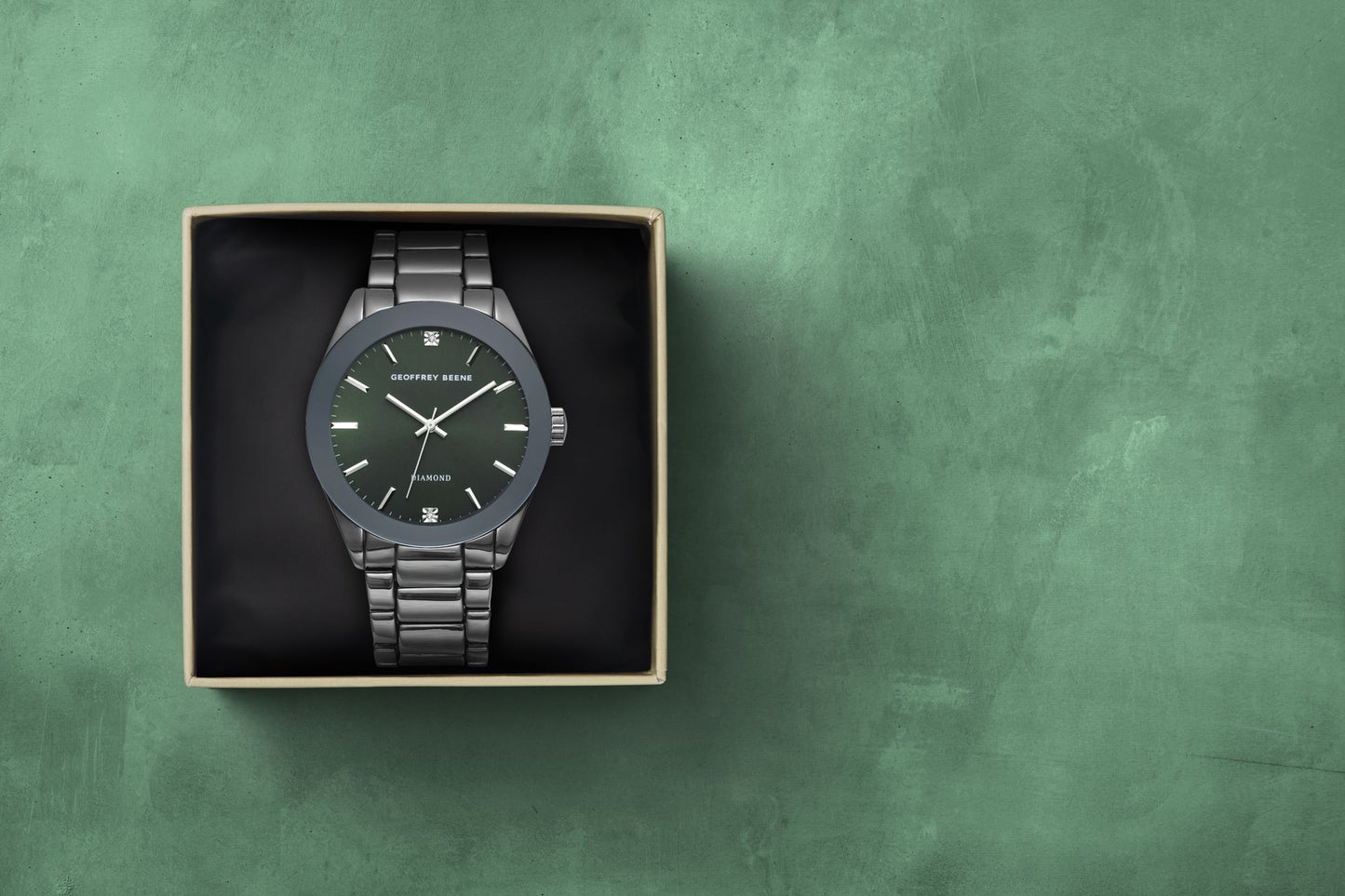 Geoffrey Beene Men's Stainless Steel | Round | 42 MM