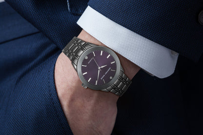 Geoffrey Beene Men's Stainless Steel | Round | 41 MM