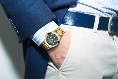 Geoffrey Beene Men's Stainless Steel | Round | 43 MM