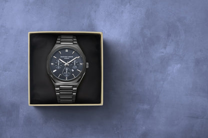 Geoffrey Beene Men's Chronograph Stainless Steel | Round | 43 MM