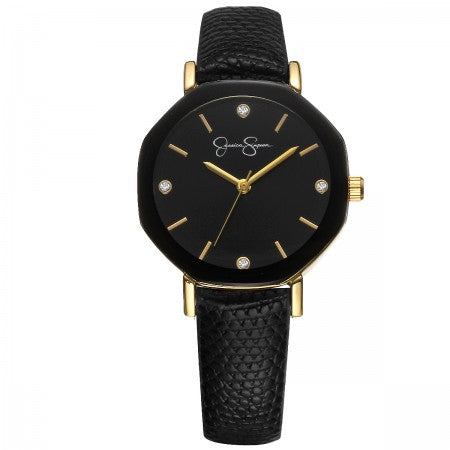 Jessica Simpson Women's Metal Band Watch | Round Crystal Dial | 32MM