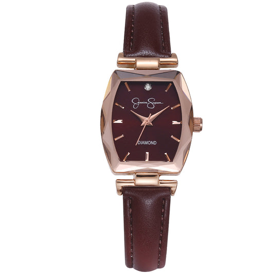 Jessica Simpson Women's Metal Band Watch | Barrel Crystal Dial | 24 MM