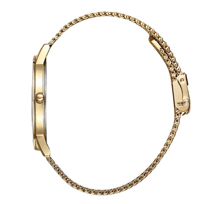 Perry Ellis Slim Diamond Mesh Men’s Watch | Round Dial | 41 MM