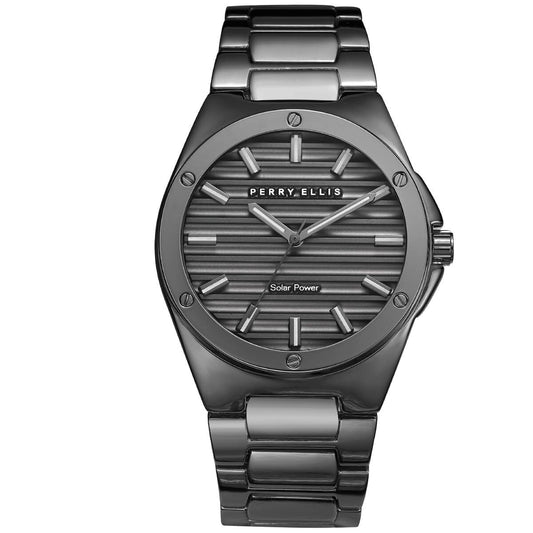 Perry Ellis Solar Powered Mens Watch | Round | 42 MM