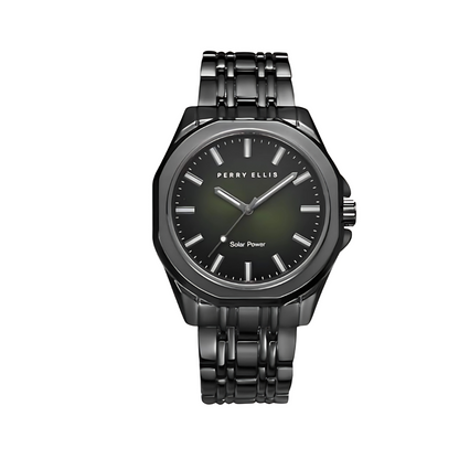 Perry Ellis Solar Powered Mens Watch | Round | 42 MM